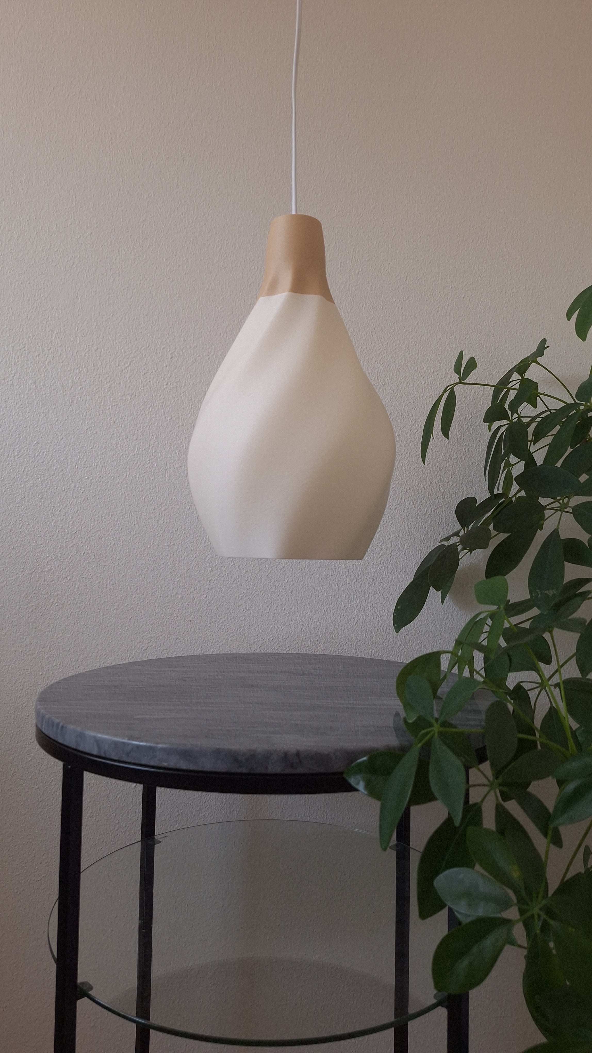 FREYJA – Minimalistisk skandinavisk taklampsskärm i biomaterial